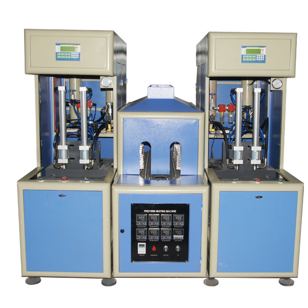 2 cavity Semi automatic Hot Filling Bottle Blow Molding Machine for PET bottle 50 - 2000ml