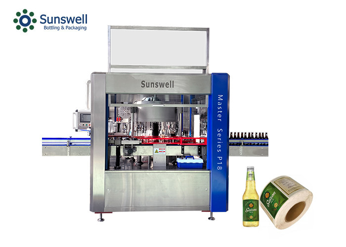 Rotary Spring Water Carbonated Drink Bottles Sticker Labeling Machine High Speed