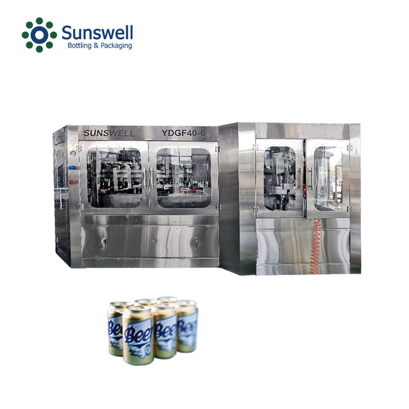 Complete Aluminum Can Beverage Production Line A to Z Aluminum Can Beer Energy Drink Carbonated Filling Machine