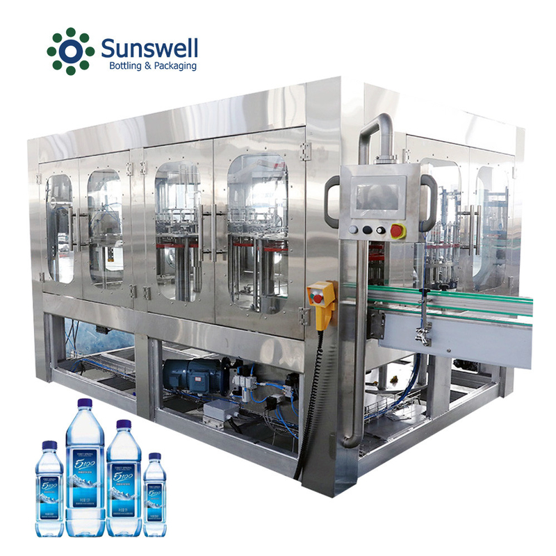 Fully Automatic Water Filling Machine SUS304 High Speed Mineral Production Line