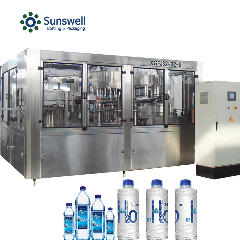 Automatic 380V Water Filling Machine SS304 Mineral Production Line