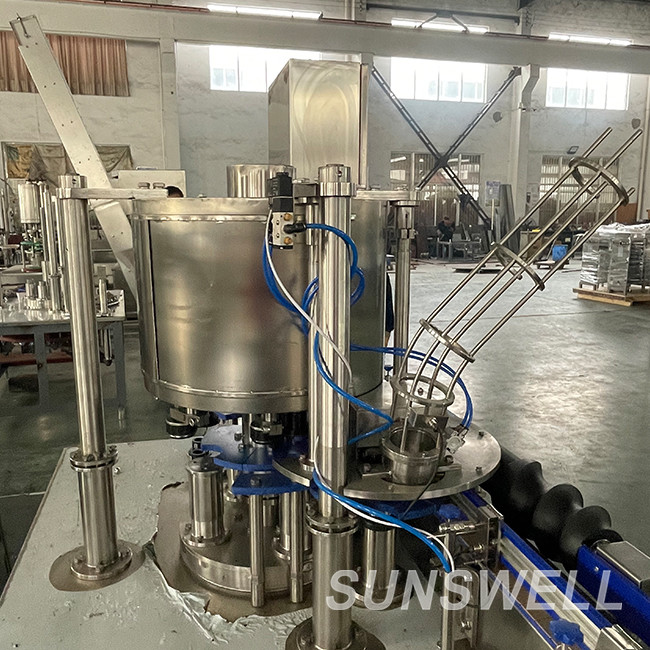 150mm Carbonated Capping Beverage Can Machine 50pcs / Min Soda Water Can Filling