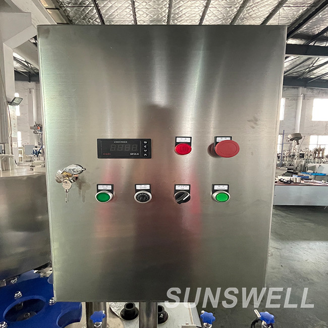 Soda Water ISO Aluminum Beverage Can Filling Machine Can Sealing Transparent