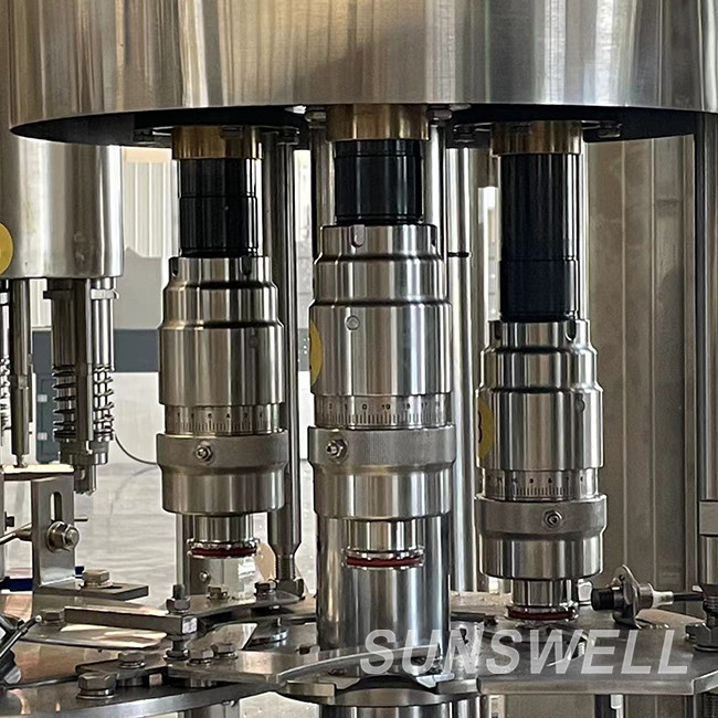 Rotary Type Spring Water Rinsing Bottling Capping Monoblock Production Line Machine