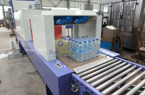 High Speed Shrink Packaging Equipment , PE Film Beverage Wrapping Machinery