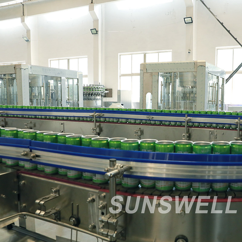 Automatic 18000CPH 200ml Aluminum Can Carbonated Drink Canning Line