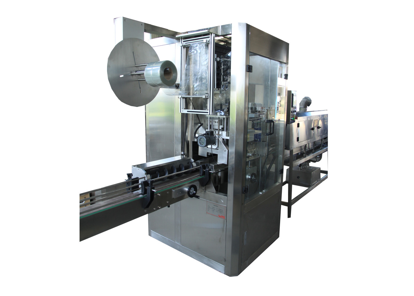 Fully Automatic Round Bottle PVC Film Shrink Sleeve Labeling Machine for Mineral Pure Water Plastic Products Shrink Jar