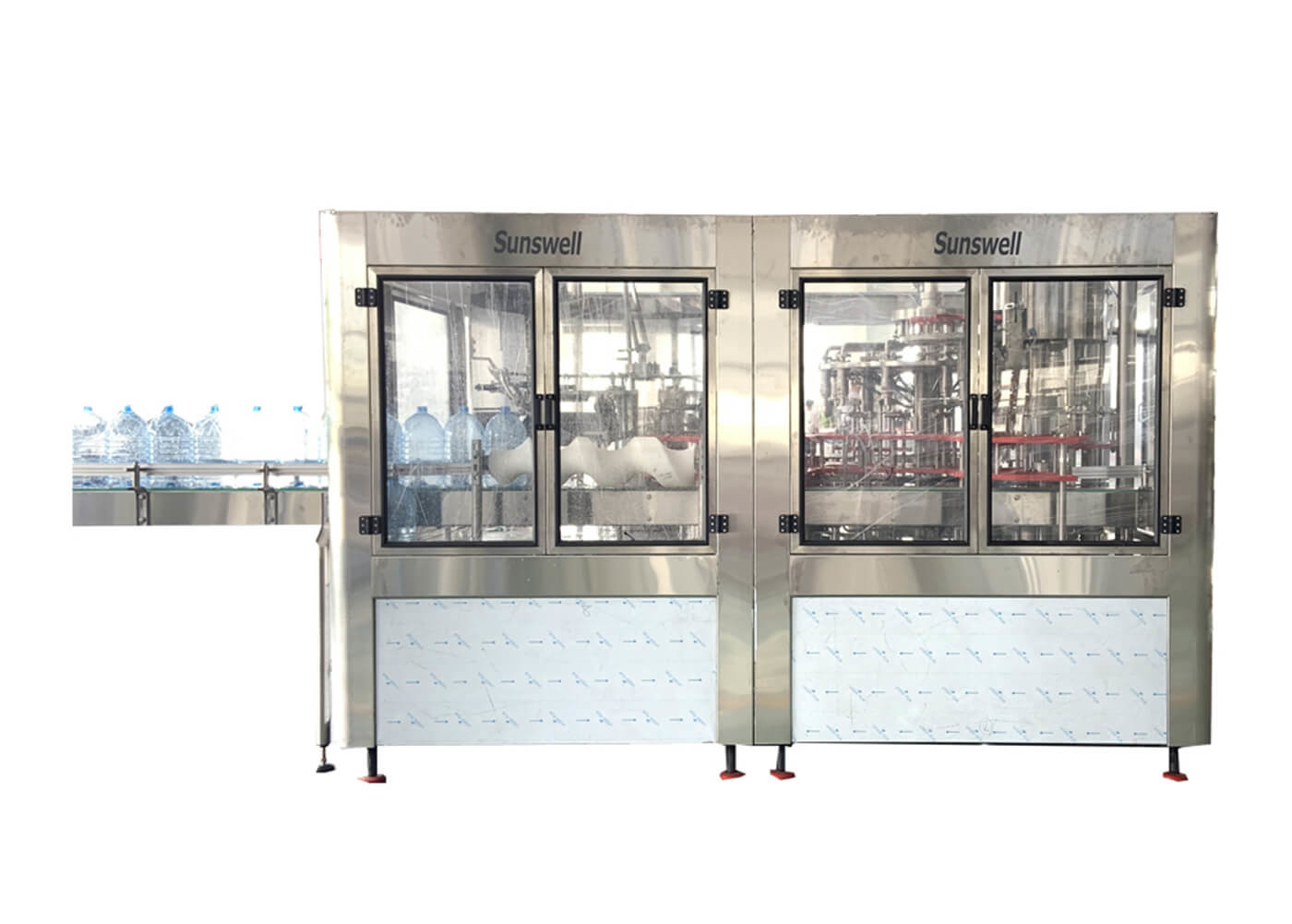 Big Bottle Water Filling Machines , Washing Capping Mineral Water Plant