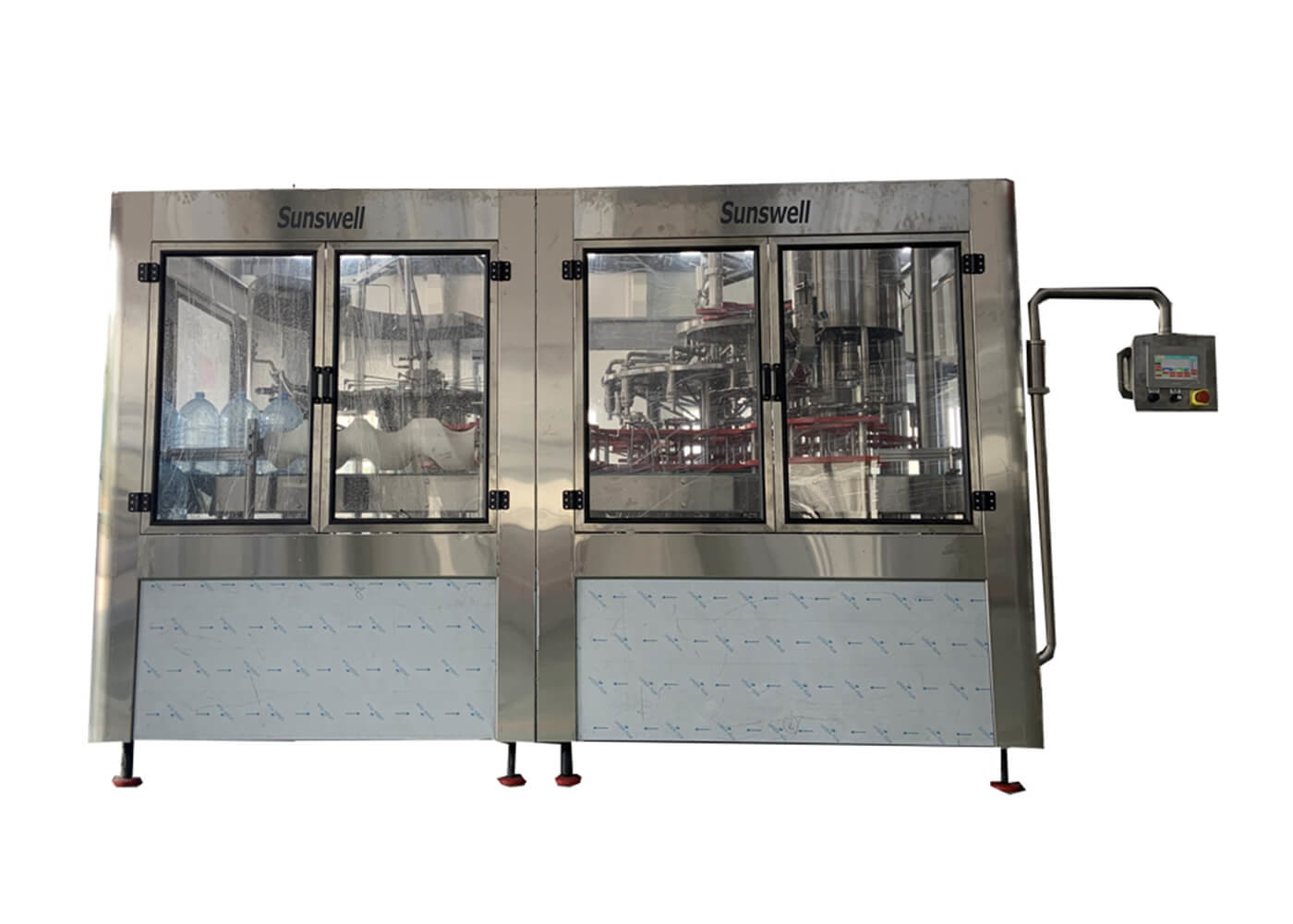 Water Jar Rinsing Filling Bottling And Capping Machine For Large Capacity