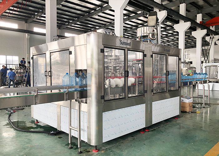 Fully Automatic Mineral Water Rinsing Filling Capping Machine For Bucket Water