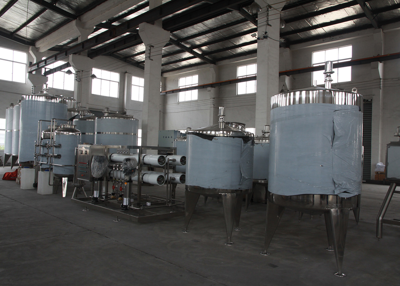 Commercial Reverse Osmosis Water Purification System For RO Water Treatment