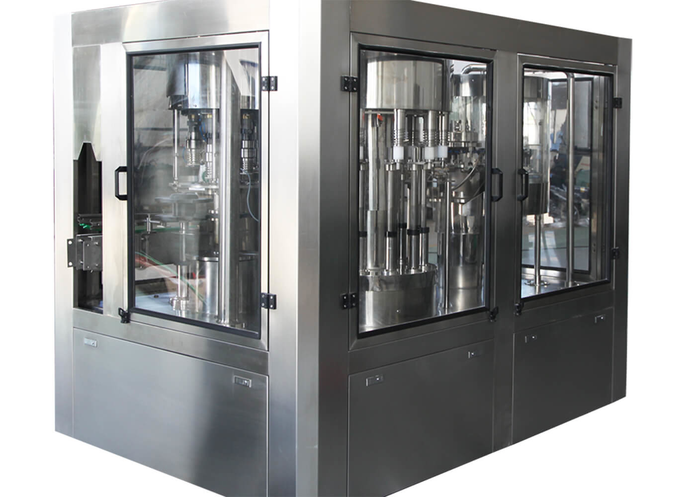 SUS Bottling Packaging Water Filling Machines / Equipment For Beverage