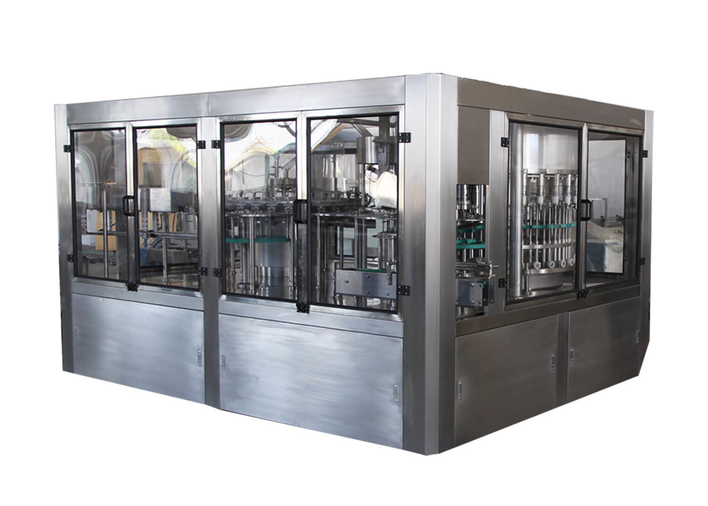 CE Rinsing Capping Monoblock Water Filling Machines For Bottled Water Production