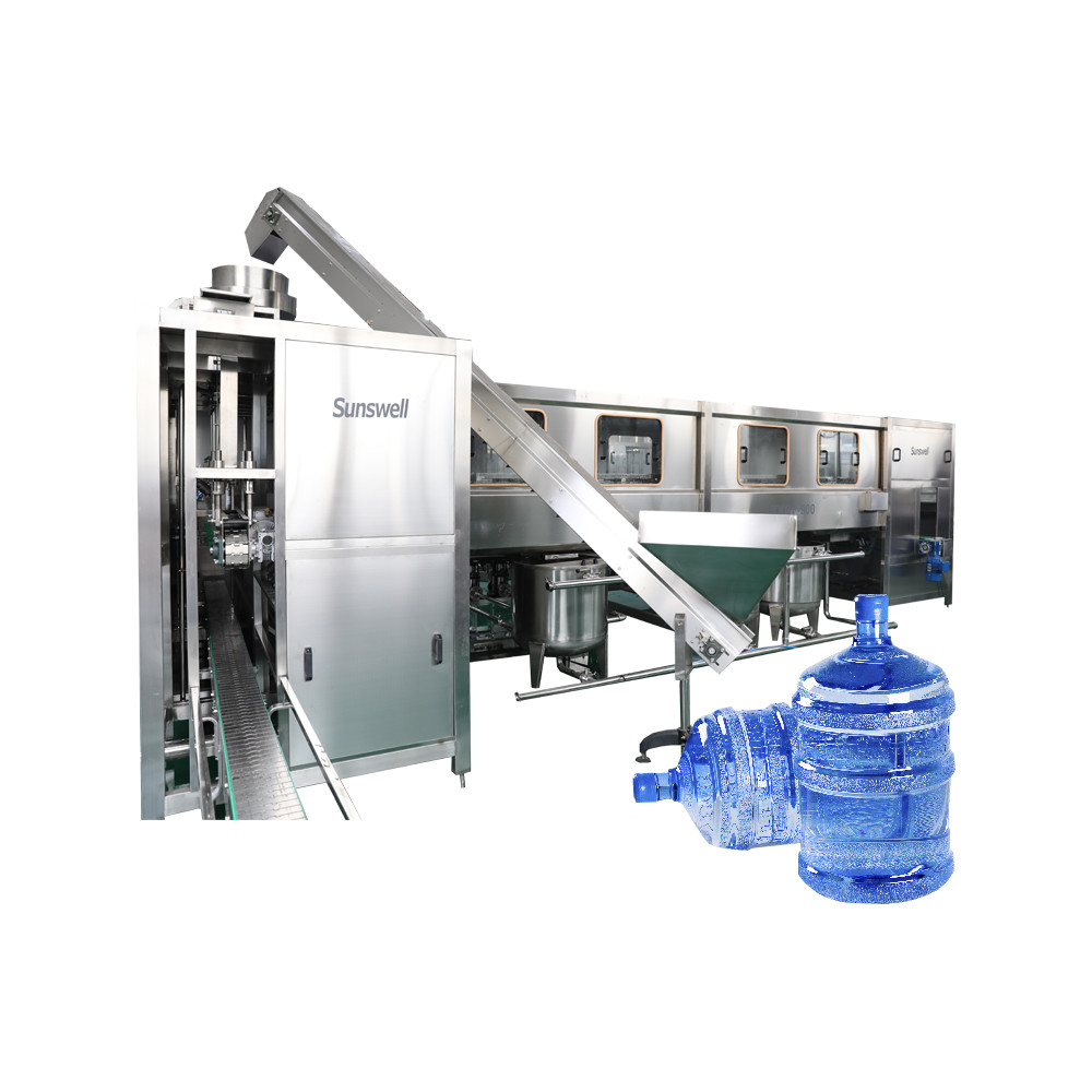 1200BPH Eco Friendly 5 Gallon Bottle Water Production Machine