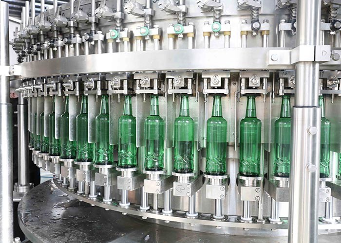 9000BPH Alcoholic  3 In 1 Carbonated Energy Drink Beer Filling Machine