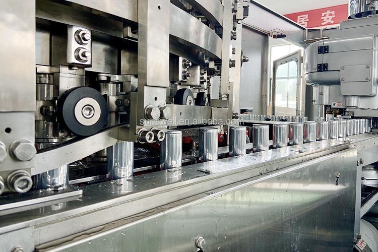 250ml Liquid Beer Sparking Wine Carbonated Filling Capping Machine SUS304