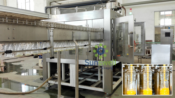 Automatic Concentrate Hot Filling Machine Drinking Juice Production Plant