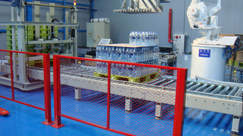 1 - 12rpm Pallet Wrapping Machine for Carton box stack film wrapping, Soft drink, liquor